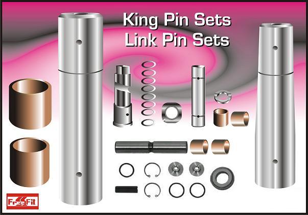 Free Fit, K-Parts, Steering Parts, Suspension Parts, Steering and Suspension Parts, Ball Joints, Tie Rod End, Oil Seals, Shafts, Mountings, Engine Mountings, Automotive Components, Automobile Spare Parts Exporter, Exporter, Rubber Bushes, Cylinder Liner, India, Indian Exporter, Auto Parts, Link Pin Set, King Pin Set, Shackle Pin, Metal-Rubber Moulded Parts